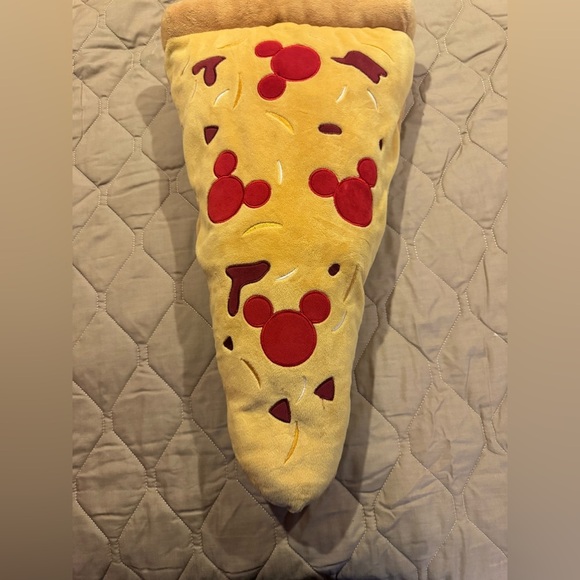 Disney Parks Plush Pillow - Mickey Mouse Pizza - 23" EUC - Picture 1 of 11